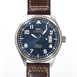 Buy Shop IWC Pilots Watch Mark XVII Edition Le Petit Prince Blue Dial Brown Leather Strap Watch for Men - IW326506 USA Online
