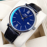 Buy Shop IWC Portofino '150 Years Edition' Automatic Blue Dial Black Leather Strap Watch for Men - IW356518 USA Online