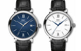 Buy Shop IWC Portofino '150 Years Edition' Automatic Blue Dial Black Leather Strap Watch for Men - IW356518 USA Online