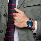 Buy Shop IWC Portofino '150 Years Edition' Automatic Blue Dial Black Leather Strap Watch for Men - IW356518 USA Online