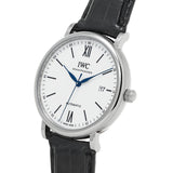 Buy Shop IWC Portofino Automatic '150 Years' Edition Automatic White Dial Black Leather Strap Watch for Men - IW356519 USA Online