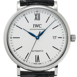 Buy Shop IWC Portofino Automatic '150 Years' Edition Automatic White Dial Black Leather Strap Watch for Men - IW356519 USA Online