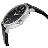 Buy Shop IWC Portofino Automatic Black Dial Black Leather Strap Watch for Men - IW356502 USA Online