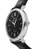 Buy Shop IWC Portofino Automatic Black Dial Black Leather Strap Watch for Men - IW356502 USA Online
