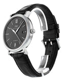 Buy Shop IWC Portofino Automatic Black Dial Black Leather Strap Watch for Men - IW356502 USA Online