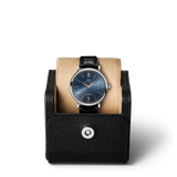 Buy Shop IWC Portofino Automatic Blue Dial Black Leather Strap Watch for Men - IW356523 USA Online