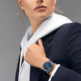 Buy Shop IWC Portofino Automatic Blue Dial Black Leather Strap Watch for Men - IW356523 USA Online