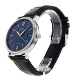 Buy Shop IWC Portofino Automatic Blue Dial Black Leather Strap Watch for Men - IW356523 USA Online