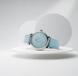Buy Shop IWC Portofino Automatic Blue Dial Blue Leather Strap Watch for Women - IW357416 USA Online