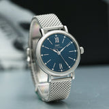 Buy Shop IWC Portofino Automatic Blue Dial Silver Mesh Bracelet Watch for Women - IW357404 USA Online