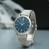 Buy Shop IWC Portofino Automatic Blue Dial Silver Mesh Bracelet Watch for Women - IW357404 USA Online