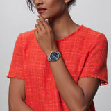 Buy Shop IWC Portofino Automatic Blue Dial Silver Mesh Bracelet Watch for Women - IW357404 USA Online