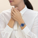 Buy Shop IWC Portofino Automatic Blue Dial Silver Mesh Bracelet Watch for Women - IW357404 USA Online
