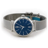 Buy Shop IWC Portofino Automatic Blue Dial Silver Mesh Bracelet Watch for Women - IW357404 USA Online