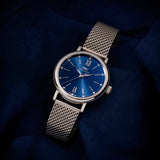 Buy Shop IWC Portofino Automatic Blue Dial Silver Mesh Bracelet Watch for Women - IW357404 USA Online
