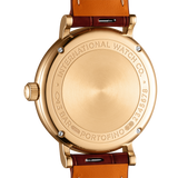 Buy Shop IWC Portofino Automatic Diamonds Silver Dial Red Leather Strap Watch for Women - IW357408 USA Online