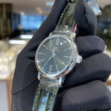 Buy Shop IWC Portofino Automatic Green Dial Green Leather Strap Watch for Women - IW357405 USA Online