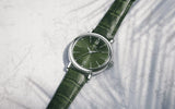 Buy Shop IWC Portofino Automatic Green Dial Green Leather Strap Watch for Women - IW357405 USA Online