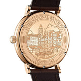 Buy Shop IWC Portofino Automatic Grey Dial Brown Leather Strap Watch for Men - IW356511 USA Online