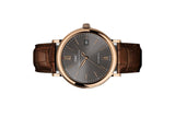Buy Shop IWC Portofino Automatic Grey Dial Brown Leather Strap Watch for Men - IW356511 USA Online