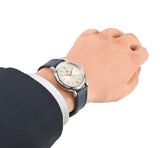 Buy Shop IWC Portofino Automatic Silver Dial Blue Leather Strap Watch for Women - IW357411 USA Online