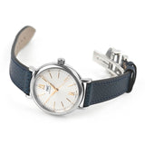 Buy Shop IWC Portofino Automatic Silver Dial Blue Leather Strap Watch for Women - IW357411 USA Online