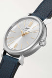 Buy Shop IWC Portofino Automatic Silver Dial Blue Leather Strap Watch for Women - IW357411 USA Online