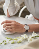 Buy Shop IWC Portofino Automatic Silver Dial Brown Leather Strap Watch for Women - IW357403 USA Online