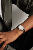 Buy Shop IWC Portofino Automatic Silver Dial Brown Leather Strap Watch for Women - IW357403 USA Online