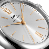 Buy Shop IWC Portofino Automatic Silver Dial Brown Leather Strap Watch for Women - IW357403 USA Online