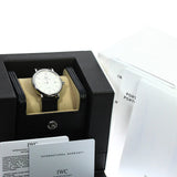 Buy Shop IWC Portofino Automatic White Dial Black Leather Strap Watch for Men - IW356501 USA Online