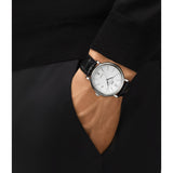 Buy Shop IWC Portofino Automatic White Dial Black Leather Strap Watch for Men - IW356501 USA Online