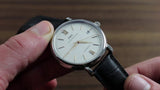 Buy Shop IWC Portofino Automatic White Dial Black Leather Strap Watch for Men - IW356517 USA Online