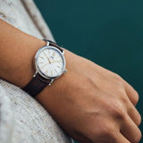 Buy Shop IWC Portofino Automatic White Dial Black Leather Strap Watch for Men - IW356517 USA Online