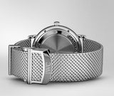 Buy Shop IWC Portofino Automatic White Dial Silver Mesh Bracelet Watch for Men - IW356505 USA Online
