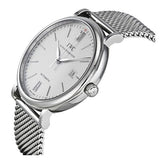Buy Shop IWC Portofino Automatic White Dial Silver Mesh Bracelet Watch for Men - IW356505 USA Online