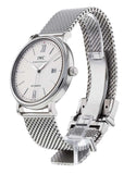 Buy Shop IWC Portofino Automatic White Dial Silver Mesh Bracelet Watch for Men - IW356505 USA Online