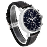 Buy Shop IWC Portofino Chronograph Black Dial Black Leather Strap Watch for Men - IW391008 USA Online