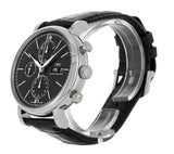 Buy Shop IWC Portofino Chronograph Black Dial Black Leather Strap Watch for Men - IW391029 USA Online