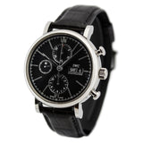 Buy Shop IWC Portofino Chronograph Black Dial Black Leather Strap Watch for Men - IW391029 USA Online