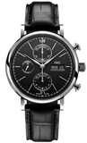 Buy Shop IWC Portofino Chronograph Black Dial Black Leather Strap Watch for Men - IW391029 USA Online