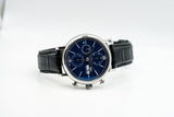 Buy Shop IWC Portofino Chronograph Blue Dial Black Leather Strap Watch for Men - IW391023 USA Online