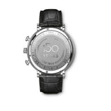 Buy Shop IWC Portofino Chronograph Blue Dial Black Leather Strap Watch for Men - IW391023 USA Online