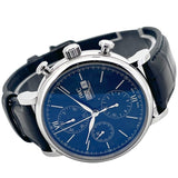 Buy Shop IWC Portofino Chronograph Blue Dial Black Leather Strap Watch for Men - IW391023 USA Online