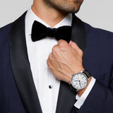 Buy Shop IWC Portofino Chronograph White Dial Black Leather Strap Watch for Men - IW391024 USA Online