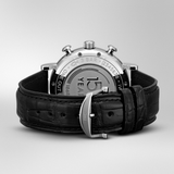 Buy Shop IWC Portofino Chronograph White Dial Black Leather Strap Watch for Men - IW391024 USA Online