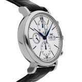 Buy Shop IWC Portofino Chronograph White Dial Black Leather Strap Watch for Men - IW391024 USA Online
