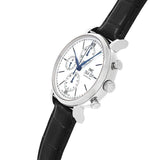 Buy Shop IWC Portofino Chronograph White Dial Black Leather Strap Watch for Men - IW391024 USA Online