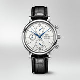 Buy Shop IWC Portofino Chronograph White Dial Black Leather Strap Watch for Men - IW391024 USA Online