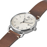 Buy Shop Fossil The Commuter White Dial Brown Leather Strap Watch for Men - FS5275 USA Online